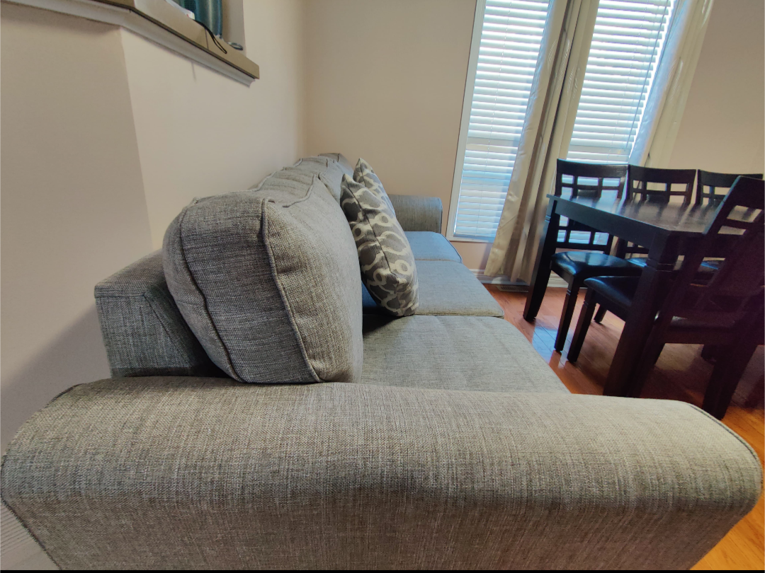 Grey Three-Seater Sofa - photo 5