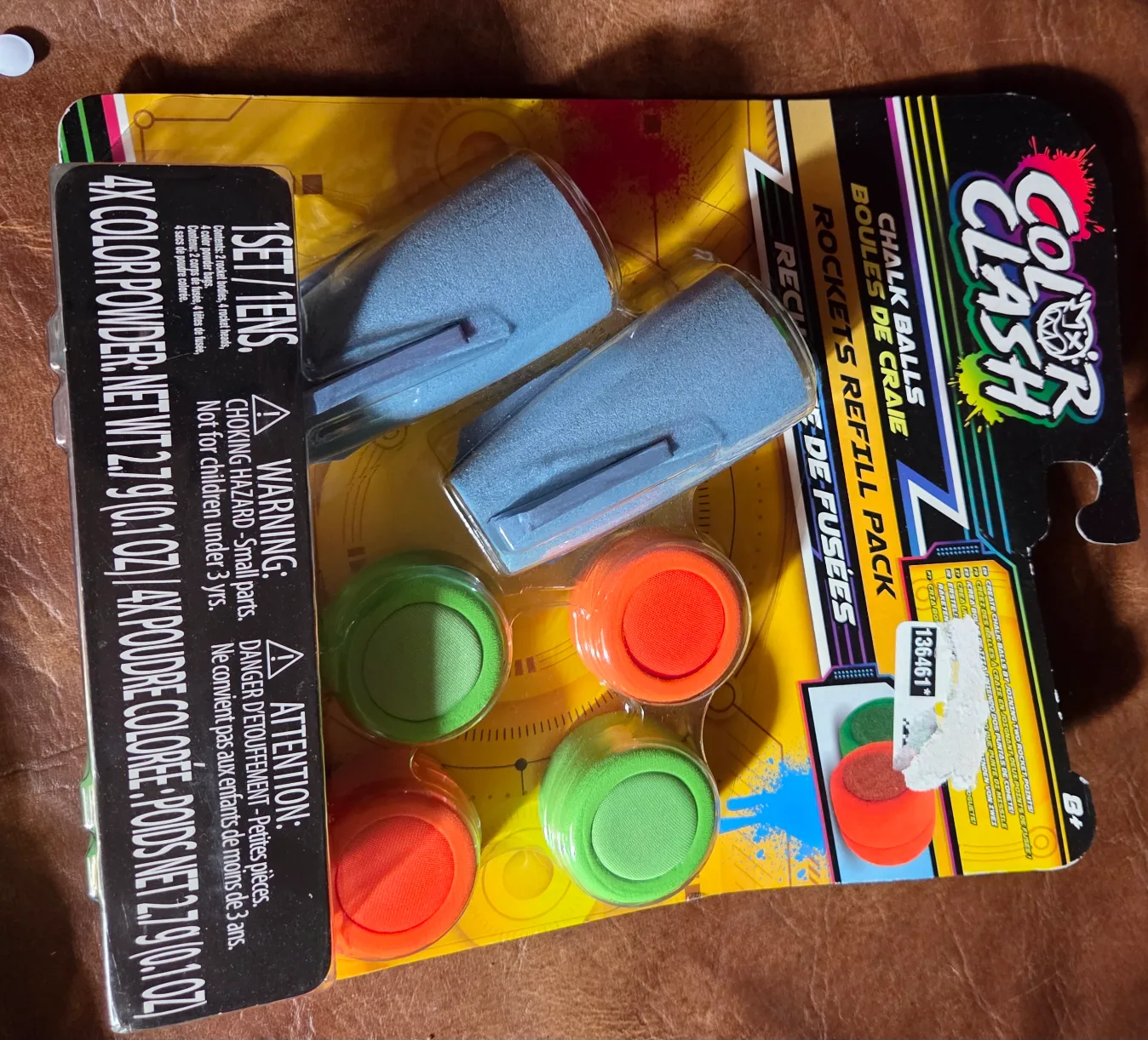 Color Clash Chalk Balls Rockets Refill Pack