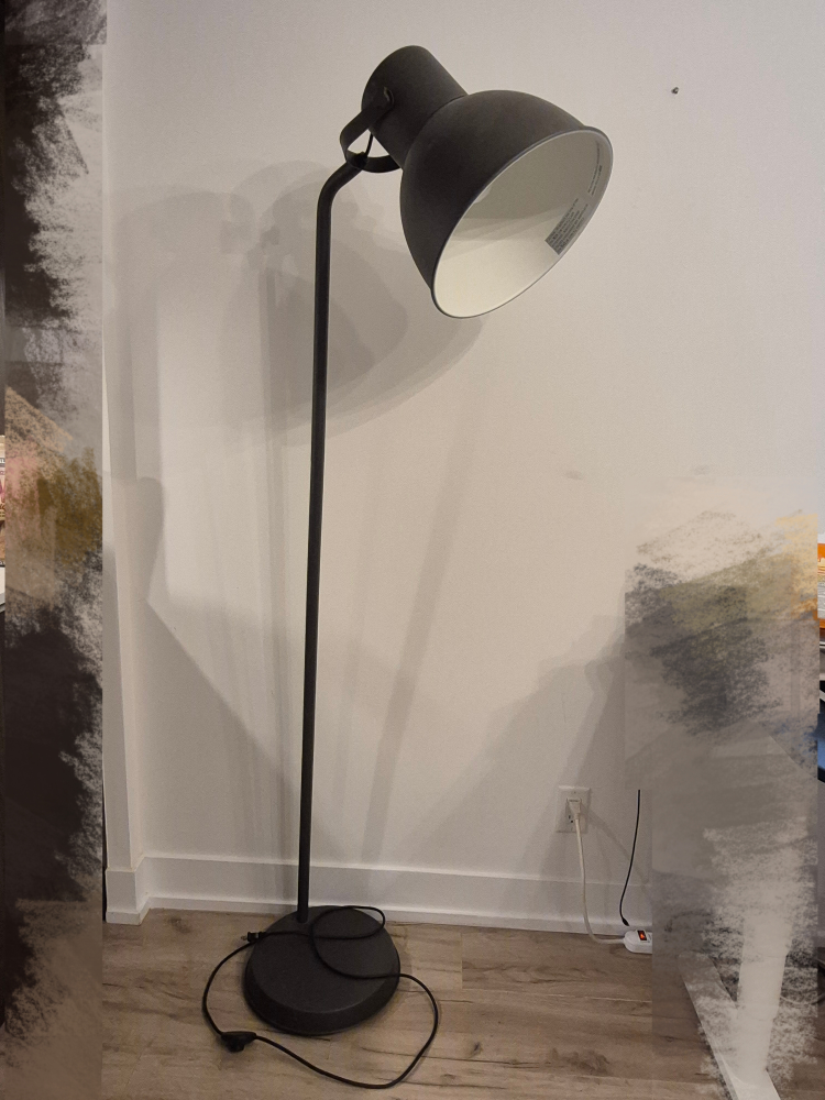 IKEA Hektar Floor Lamp - Dark Gray
