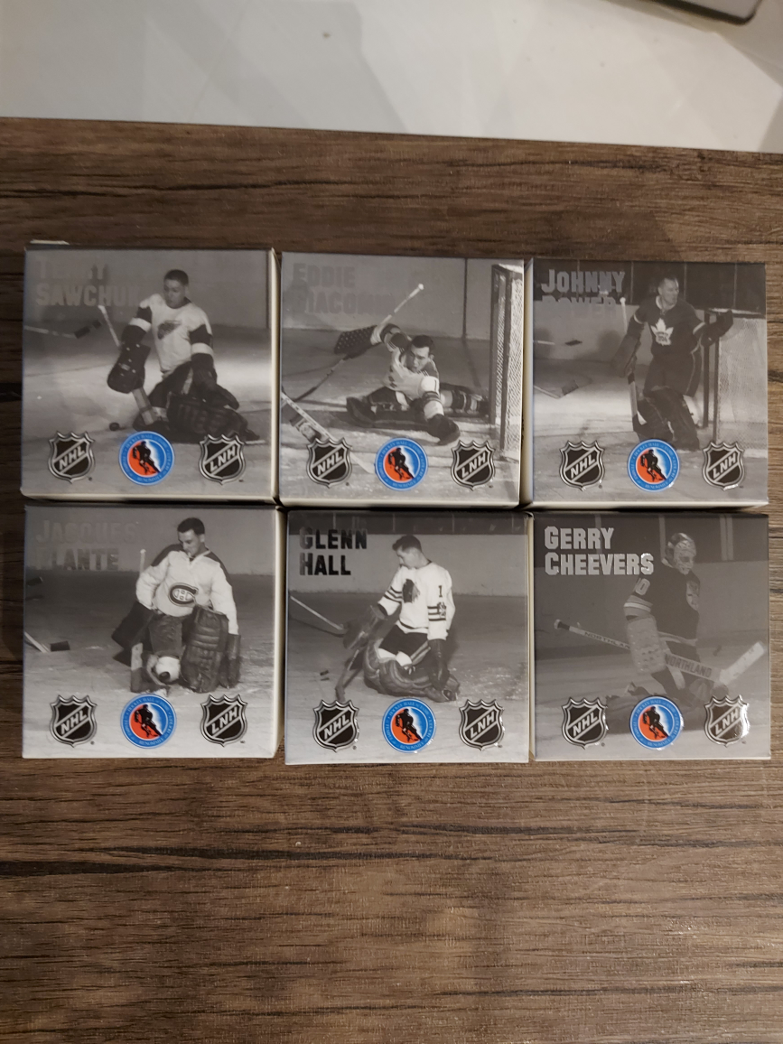 2015 NHL Goalie $10 Silver Coins - Set of 6