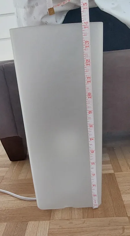 Pair of White Frosted Glass Table Lamps image indicator(2)