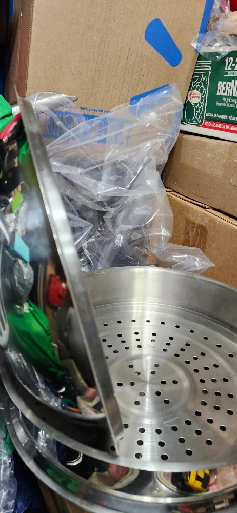 X- LARGE Thick heavy Stainless Steel Steamer 13" Pot.price firm image indicator(2)