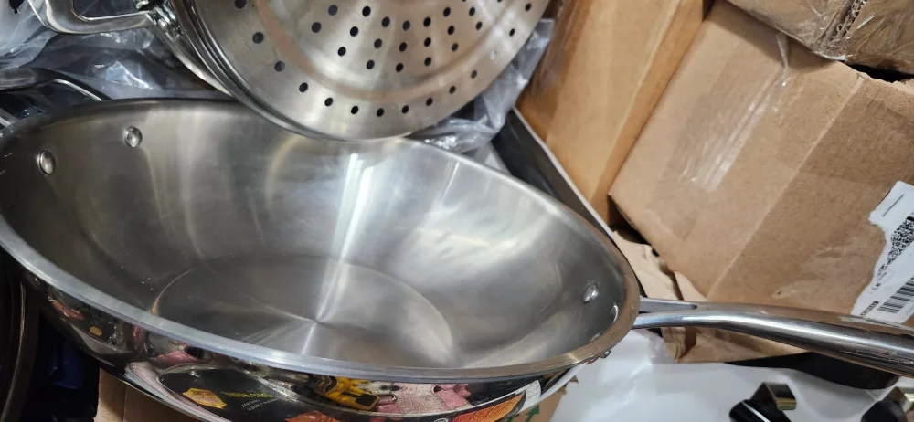 X- LARGE Thick heavy Stainless Steel Steamer 13" Pot.price firm image indicator(5)