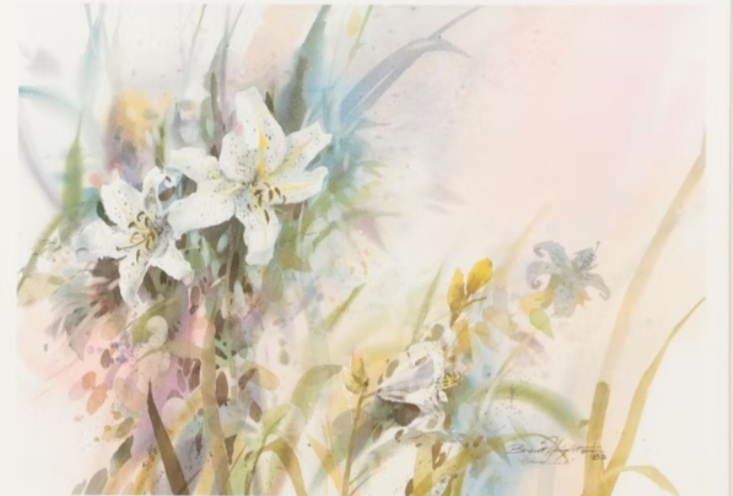 Floral Watercolor Painting - photo 2