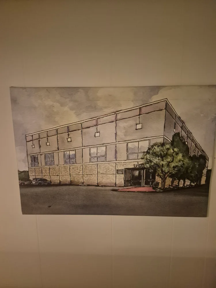 The Office Dunder Mifflin Building Painting thumbnail
