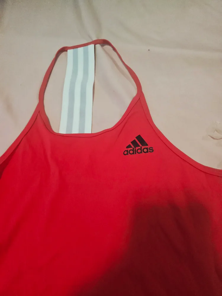 Adidas Red Racerback Tank Top thumbnail