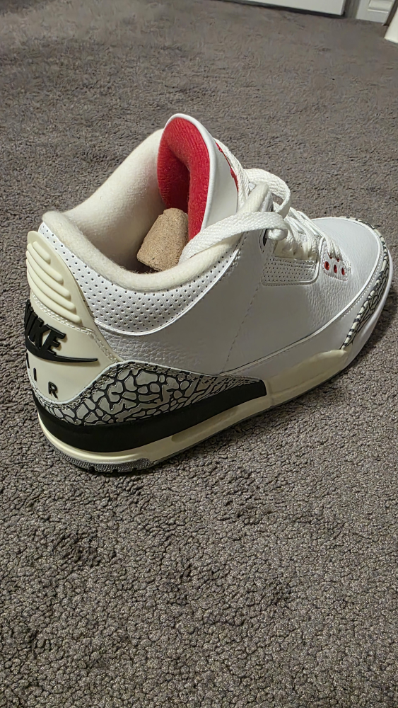 Nike Air Jordan 3 Retro White Cement US 10 - photo 3