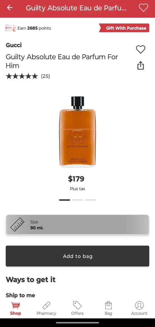 Gucci Guilty Absolute Eau de Parfum 90ml - New image indicator(3)