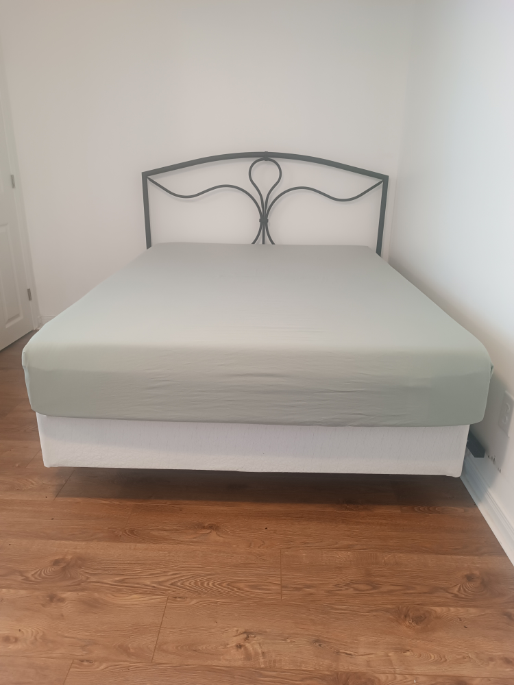 Full Size Metal Box Spring + Mattress + FREE Bed Frame