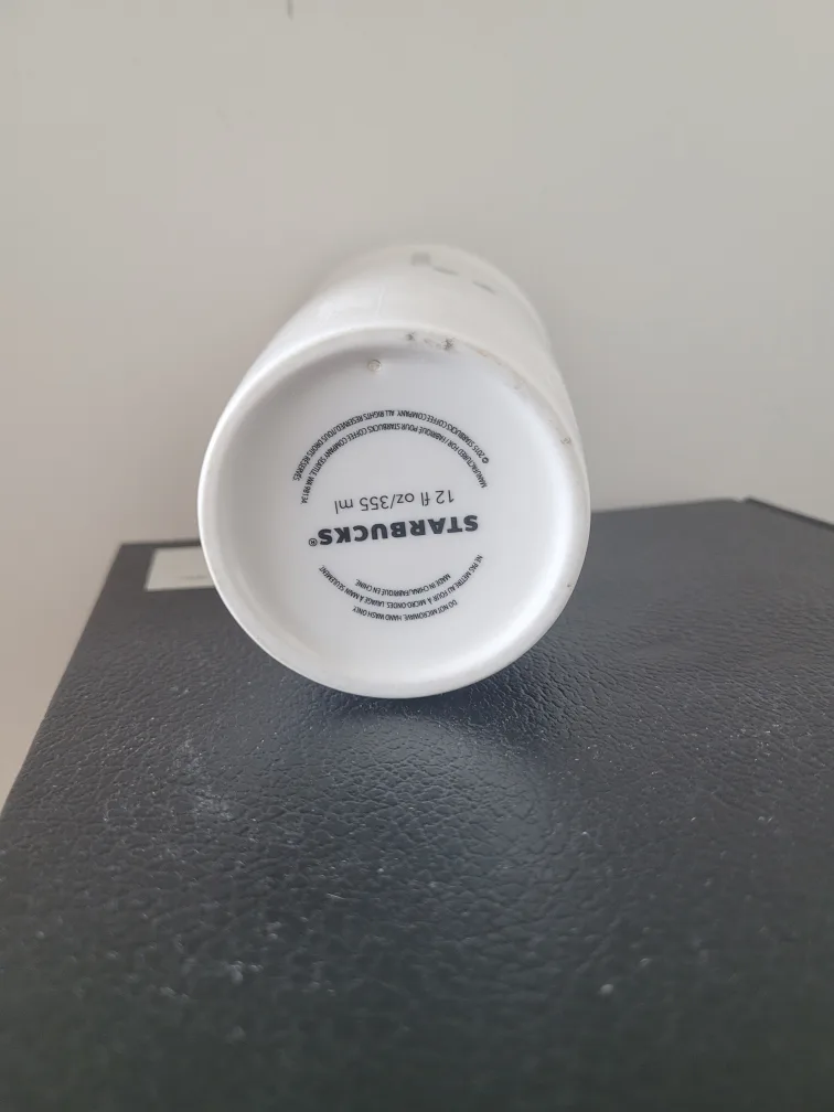 Starbucks White Tumbler - 12 fl oz image indicator(4)