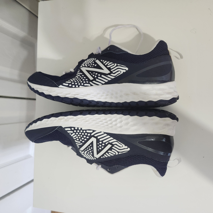 New Balance  Fresh Foam Turf Baseball Men  Sz 9.5 Navy Sneakers - photo 4