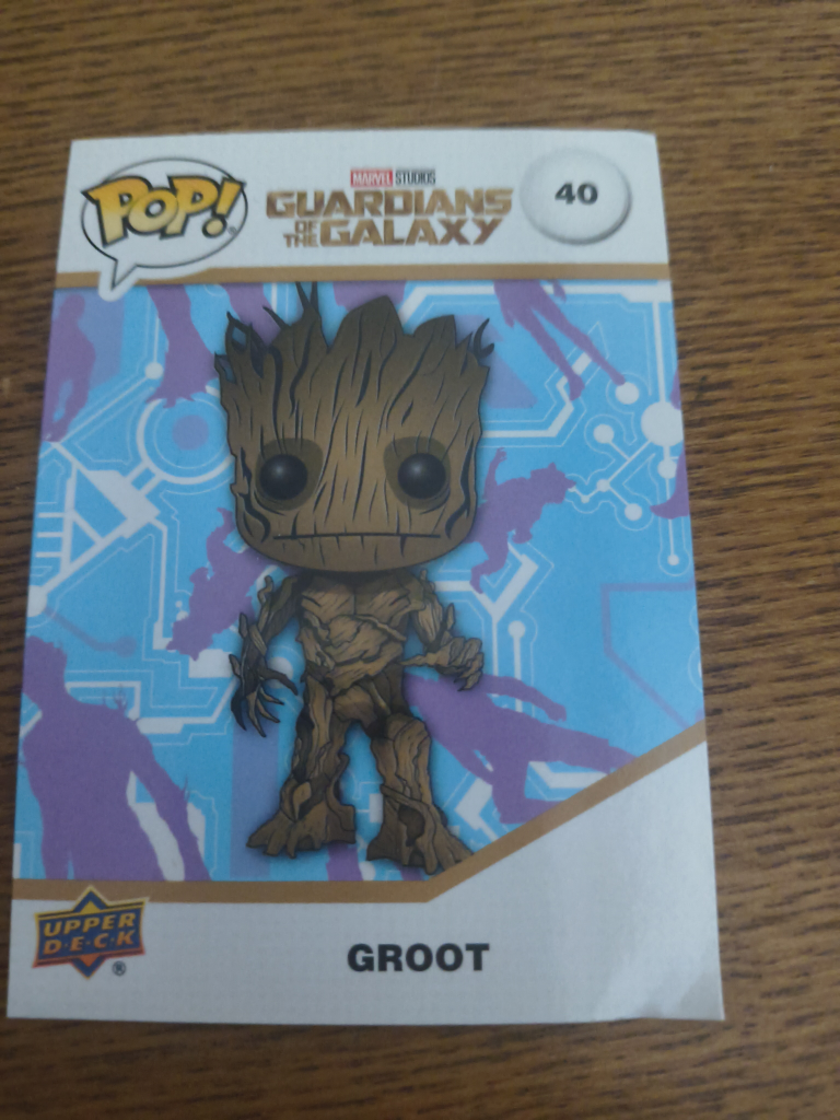 Marvel Guardians of the Galaxy Groot Funko Pop! Card