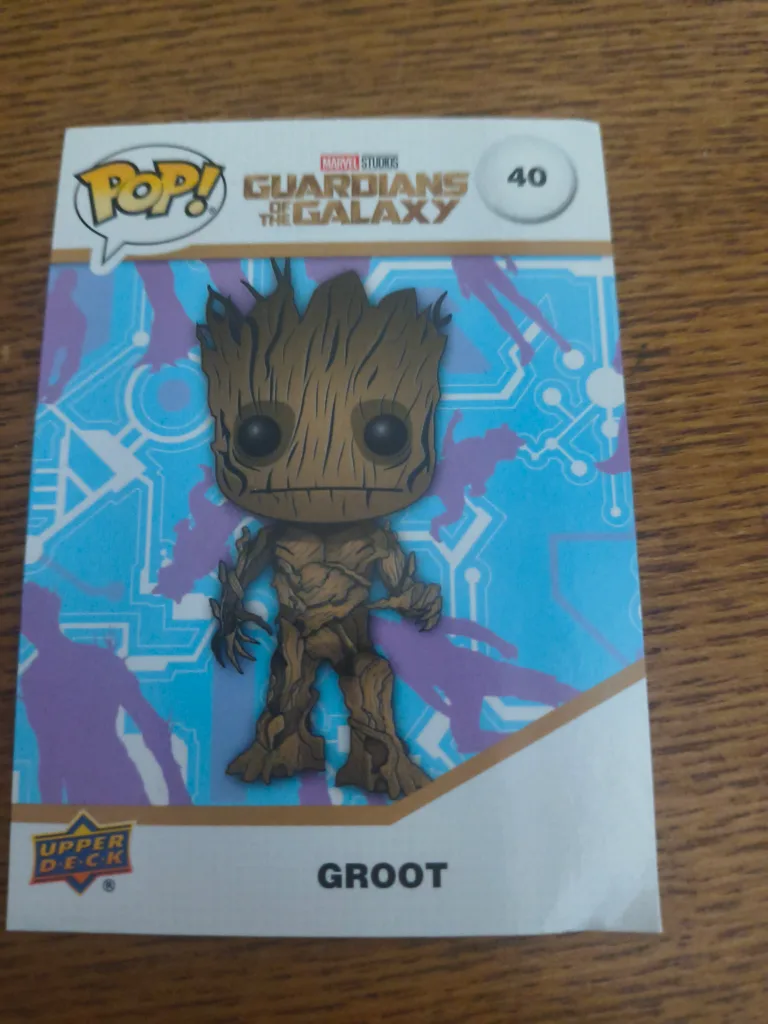 Marvel Guardians of the Galaxy Groot Funko Pop! Card thumbnail
