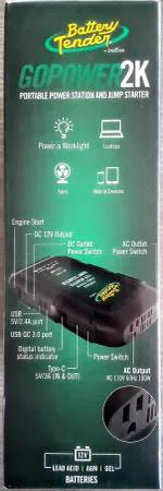 Battery Tender Go Power 2K Portable Jump Starter image indicator(5)