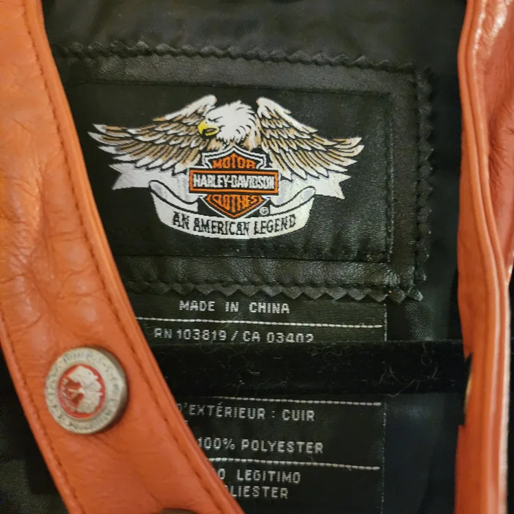Harley-Davidson Leather Vest - Size S image indicator(2)
