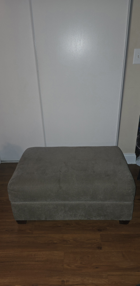 Gray couch & Ottoman Set - photo 2