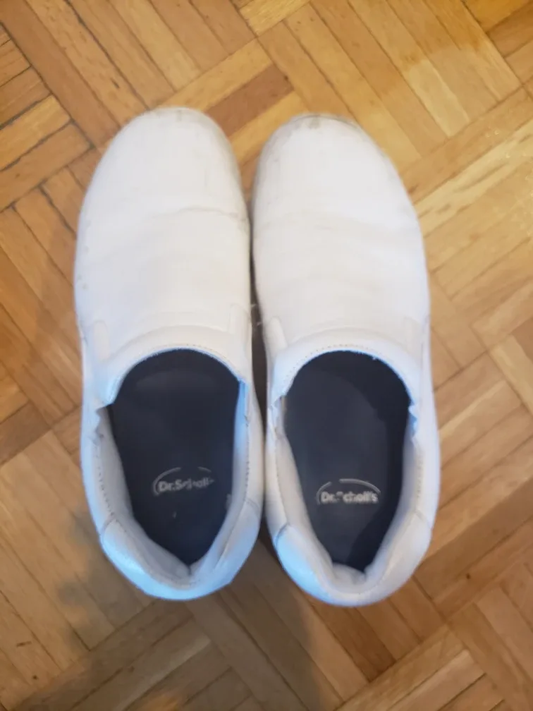 Dr. Scholl's White Leather Shoes - Size 7.5 thumbnail