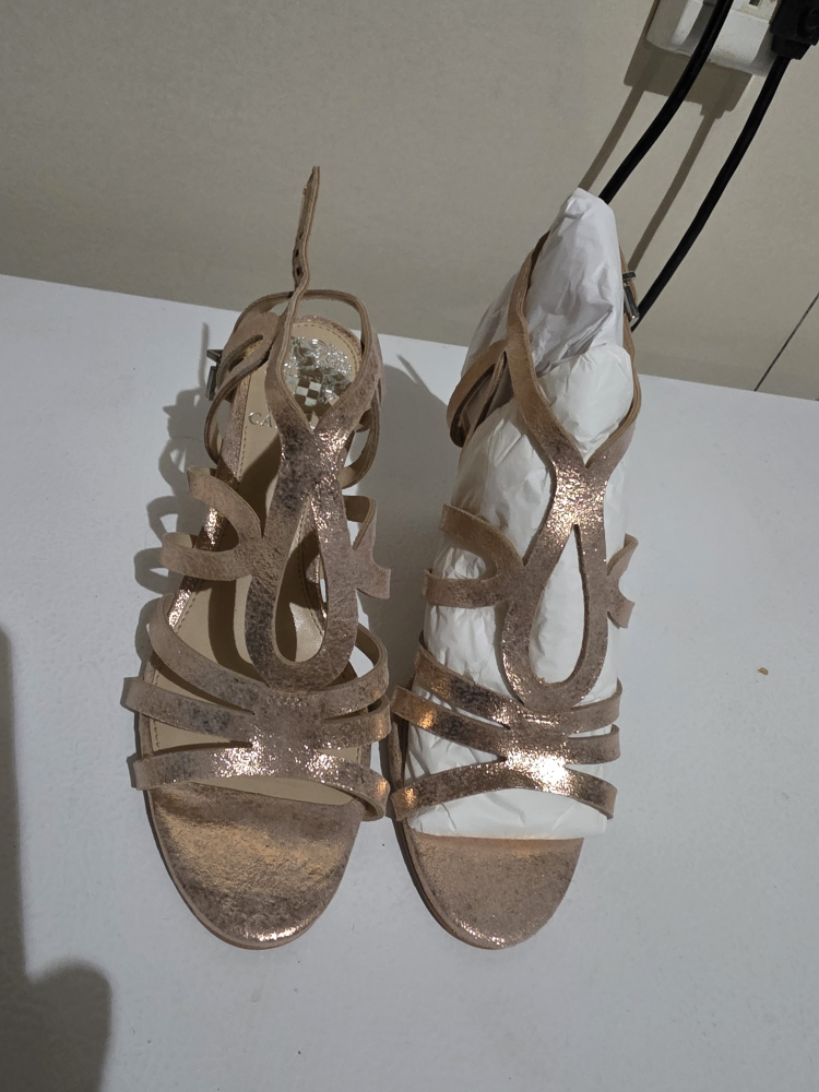 Rose Gold Heels 6 1/2