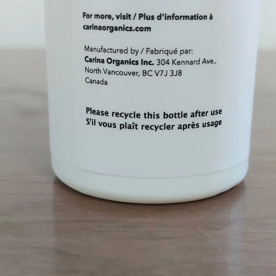 Carina Organics alcohol free styling gel 🛍 trade! image indicator(5)