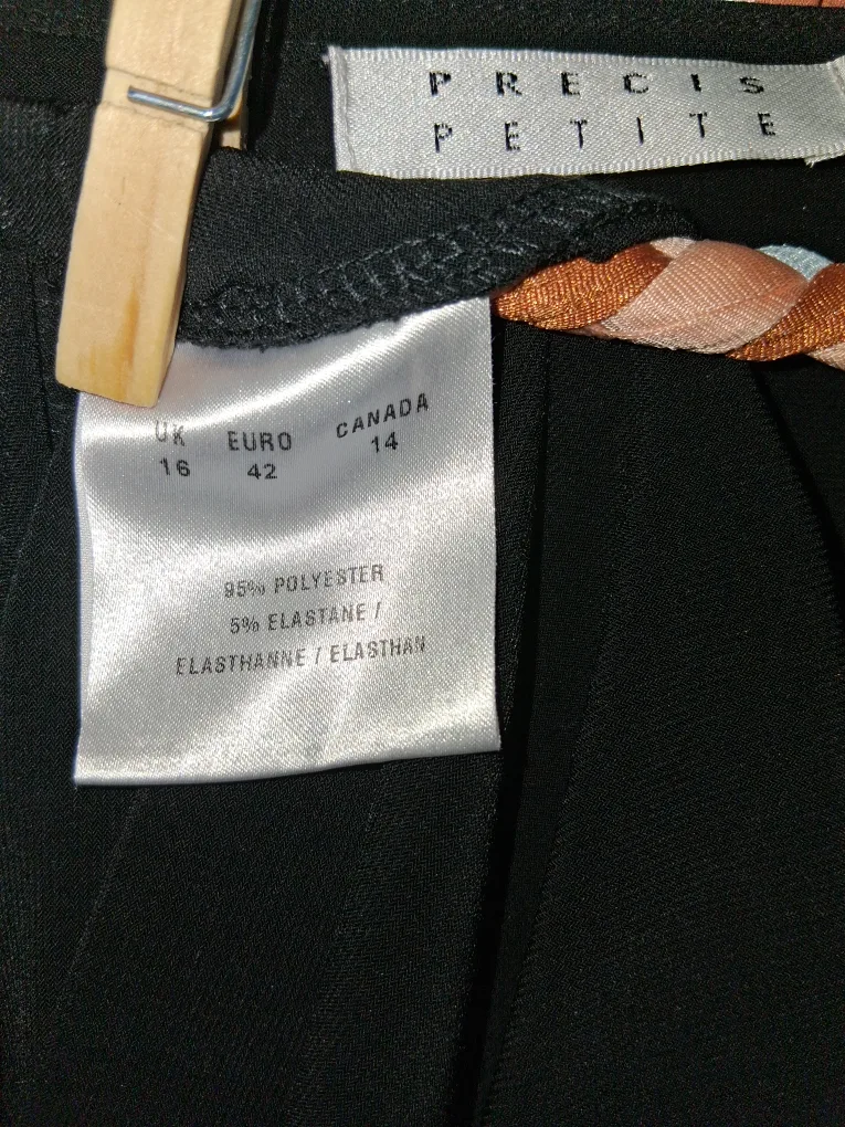 Precis Petite Black Dress - Size 14 image indicator(4)