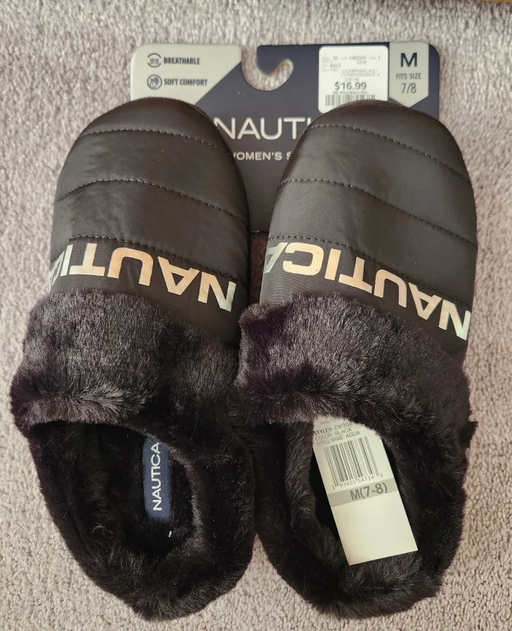 Nautica Women's Slippers - Size M (7/8) thumbnail