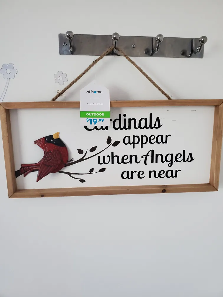 At Home Cardinals Appear When Angels Are Near Sign image indicator(2)