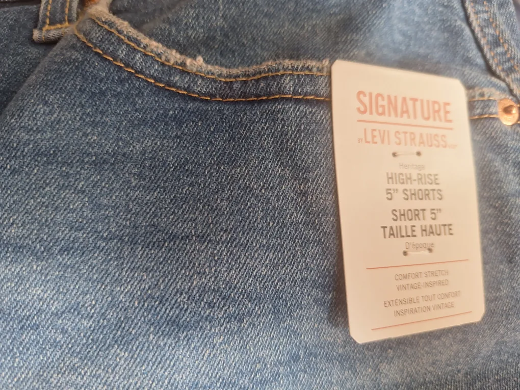 2 New Women's  Short Pants Size 20 Levi With Tags & NOBO thumbnail