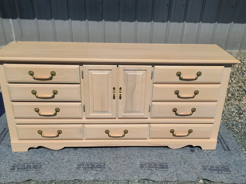 Wooden Dresser with 9 Drawers