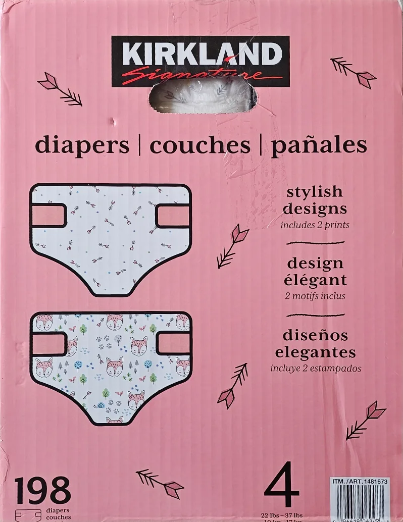 Kirkland Signature Diapers Size 4 (198 count) image indicator(2)