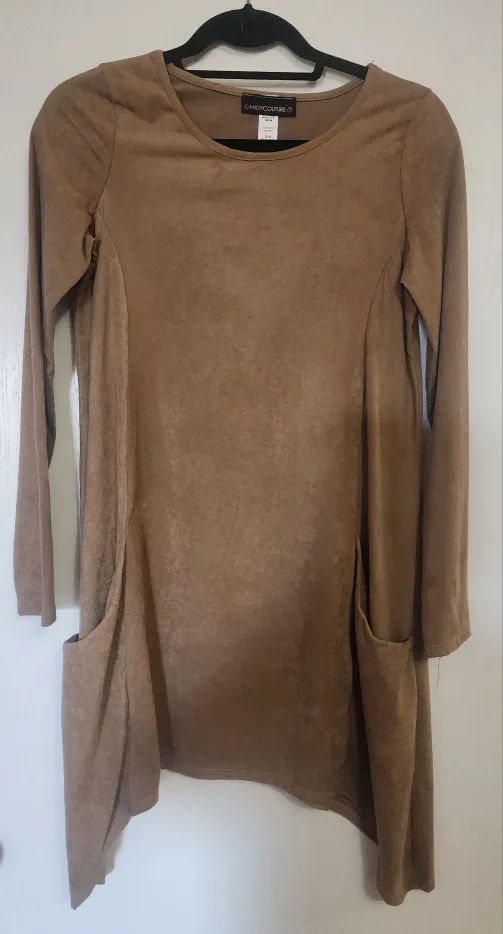 Candy Couture Brown Long Shirt - Size M thumbnail