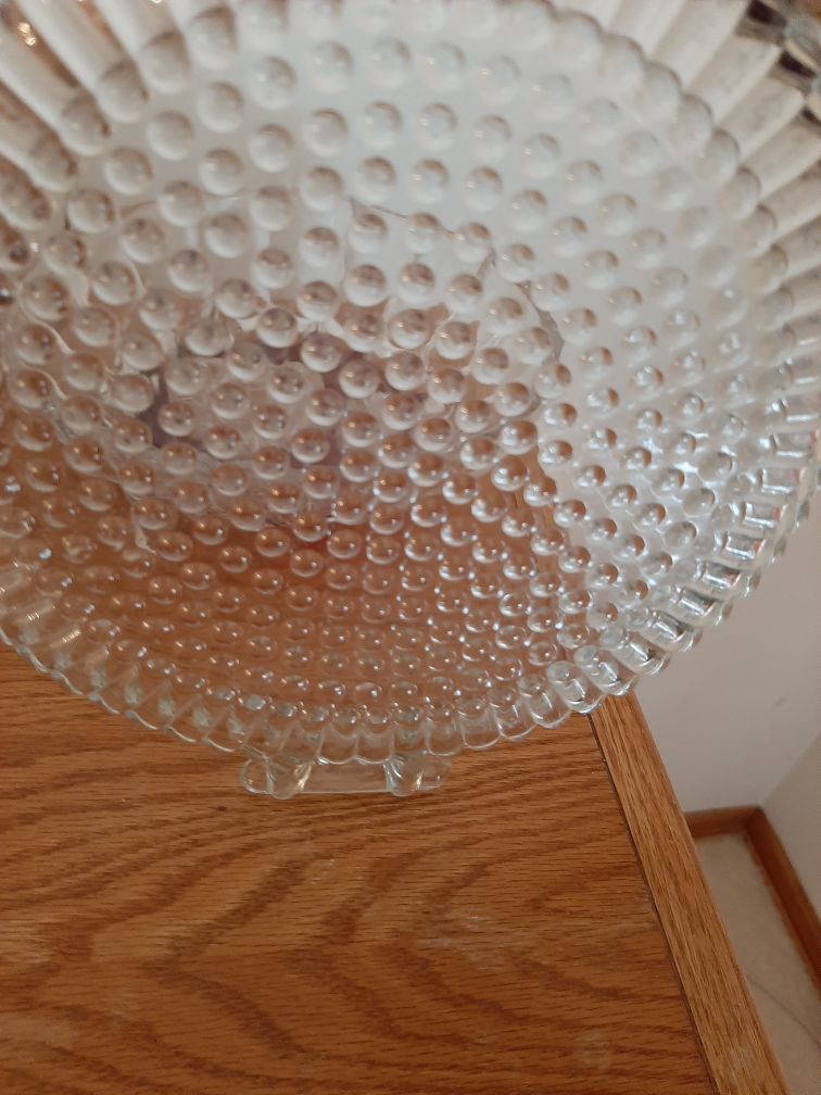 Vintage hobnail serving plate. - photo 2