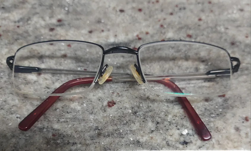 Eyeglasses - Black and Red Frames +2 thumbnail