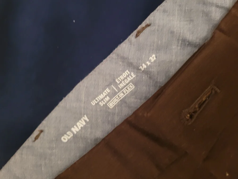 Old Navy Ultimate Slim Built-In Flex Pants 34x32 image indicator(4)