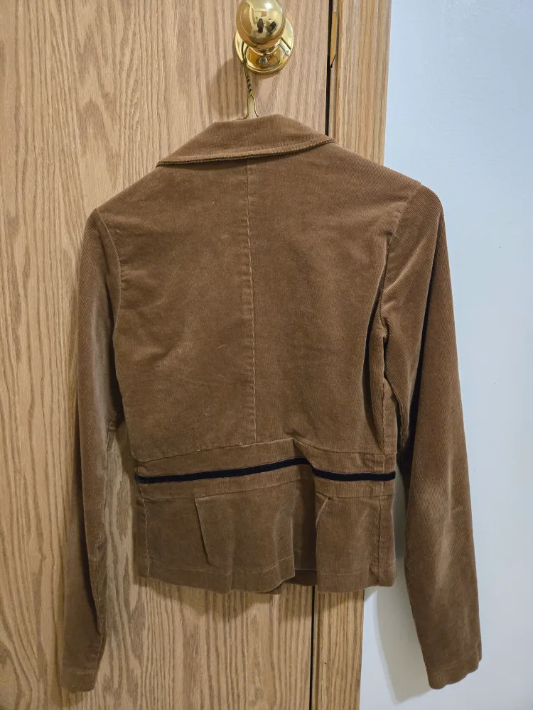 FWR Brown Corduroy Blazer - Size Small image indicator(2)