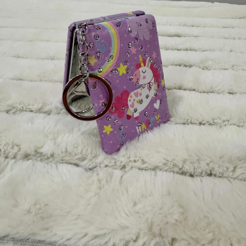 Cute Unicorn compact mirror Keychain image indicator(9)
