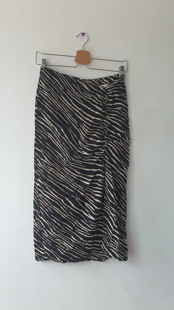 Burgundy Mini Skirt & Zebra Print Skirt image indicator(3)