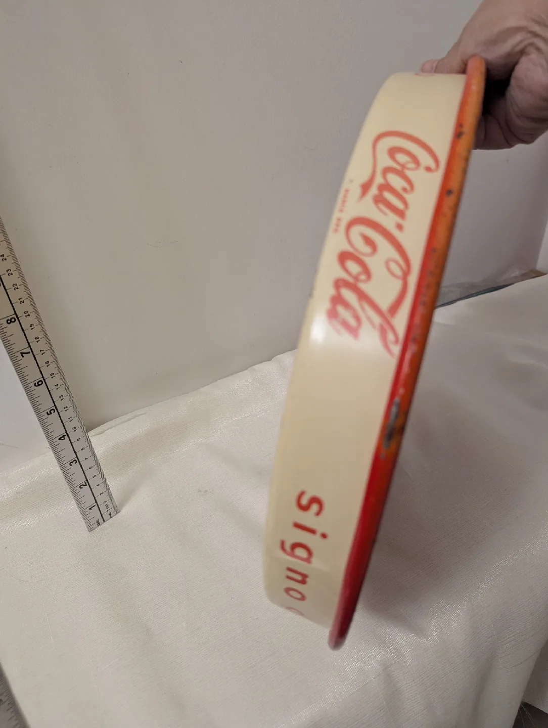 Vintage 1928 Mexican Coca Cola Serving Tray image indicator(5)