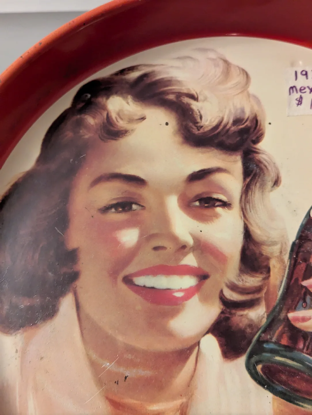 Vintage 1928 Mexican Coca Cola Serving Tray image indicator(7)