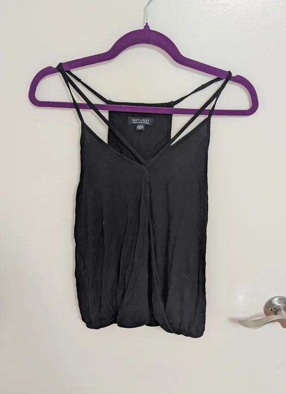 American Eagle Outfitters Black Tank Top - Women's Size Medium thumbnail