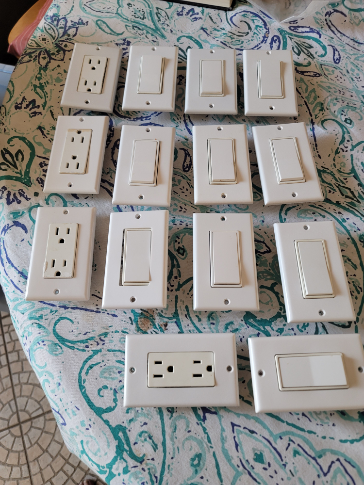 Light Switch & Outlet Covers - White