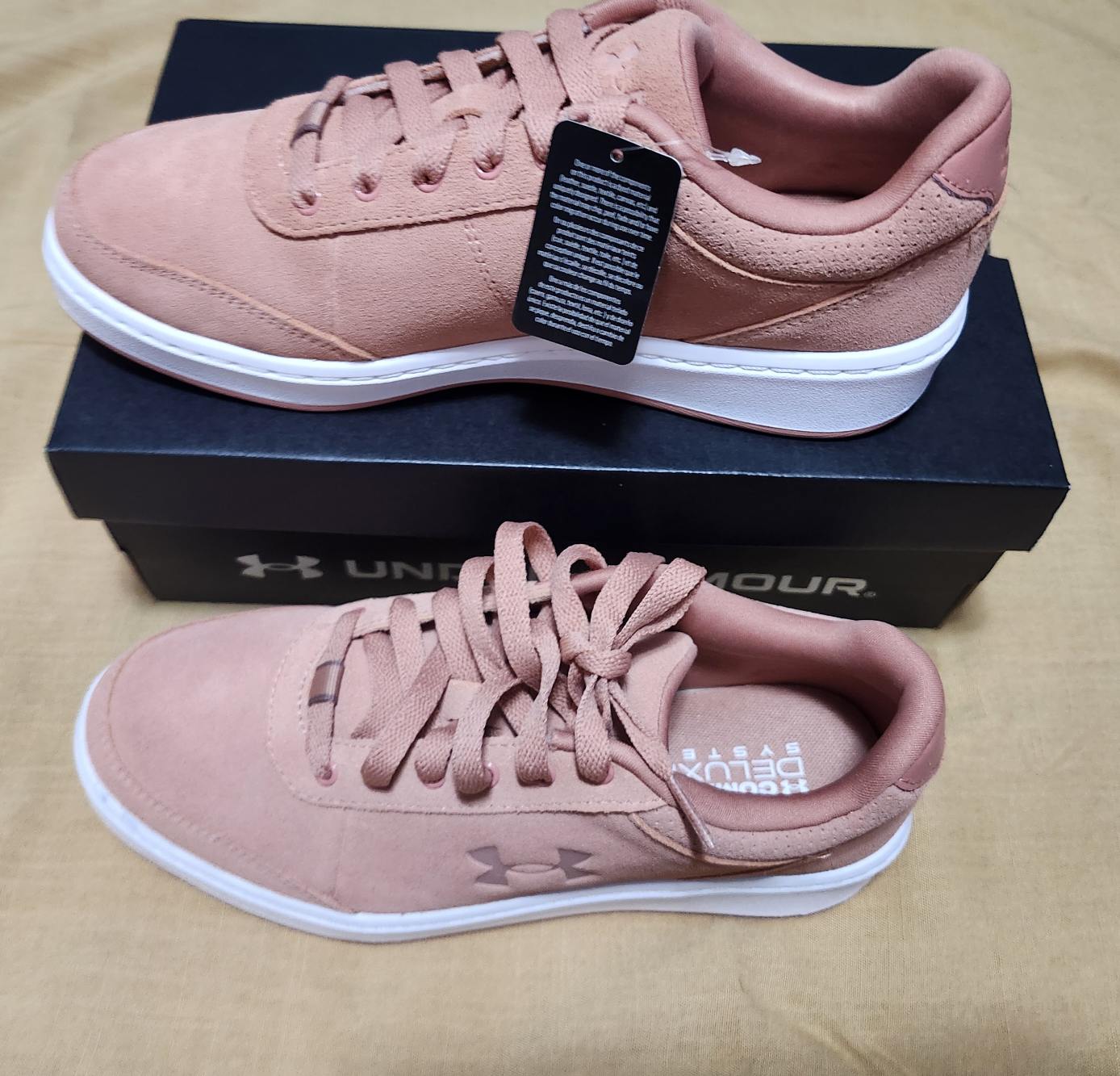 Under Armour Court Sneaker - Peach - photo 3