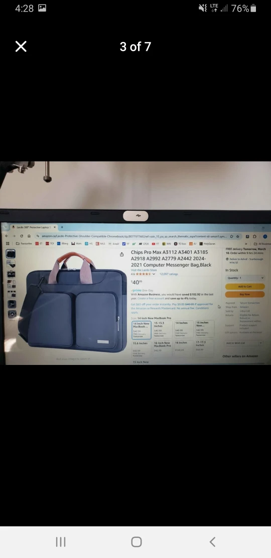 Lacdo 14-Inch Laptop Shoulder Bag - photo 3