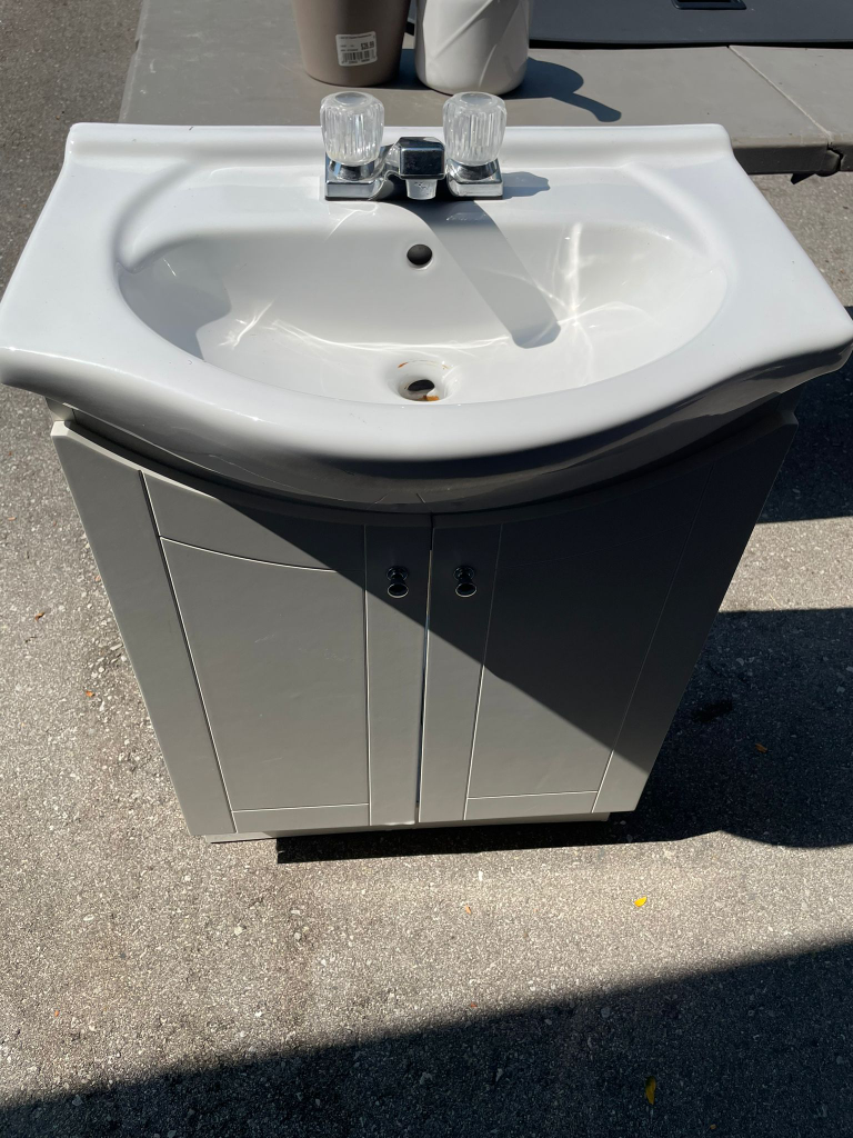 Bathroom Vanity Sink - White