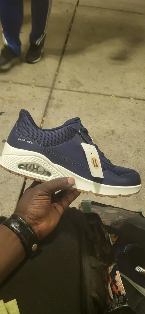 New Skechers Slip-ins, Size 11, Blue image indicator(2)