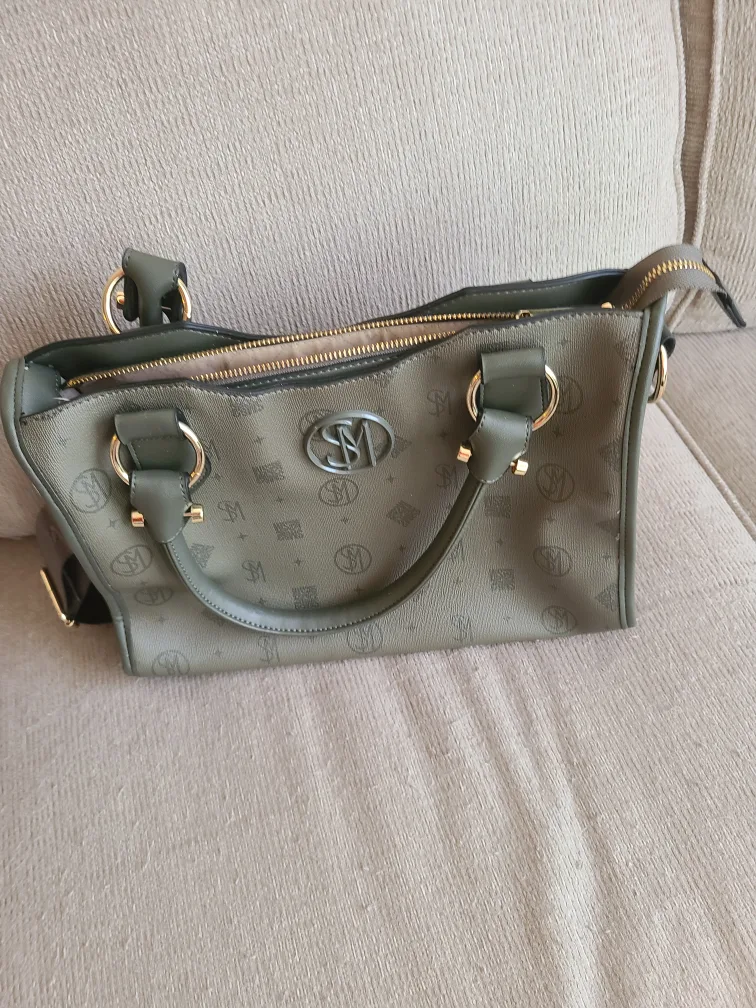 Steve Madden Olive Green Satchel thumbnail