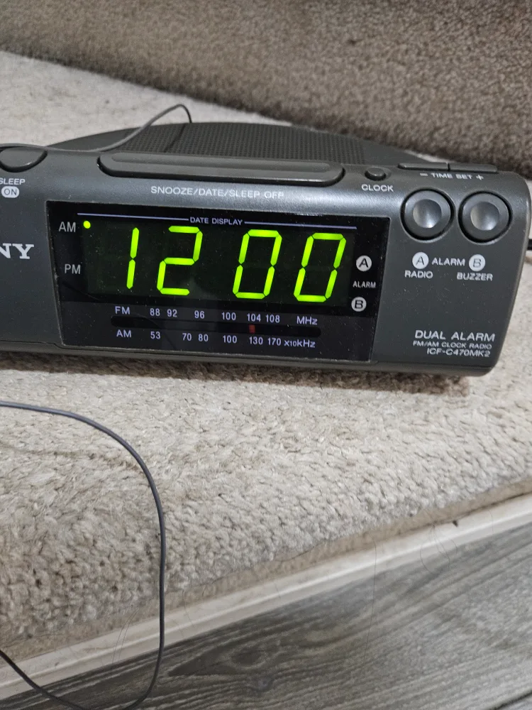 🥕Sony ICF-C470DMK2 Dual Alarm Clock Radio🥕 image indicator(2)