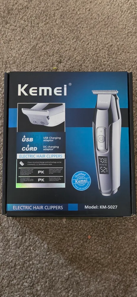 Kemei KM-5027 Electric Hair Clippers - New in Box! thumbnail