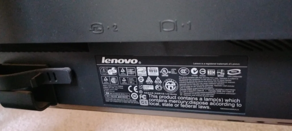 Lenovo L2240p Wide Monitor. please read the description image indicator(6)