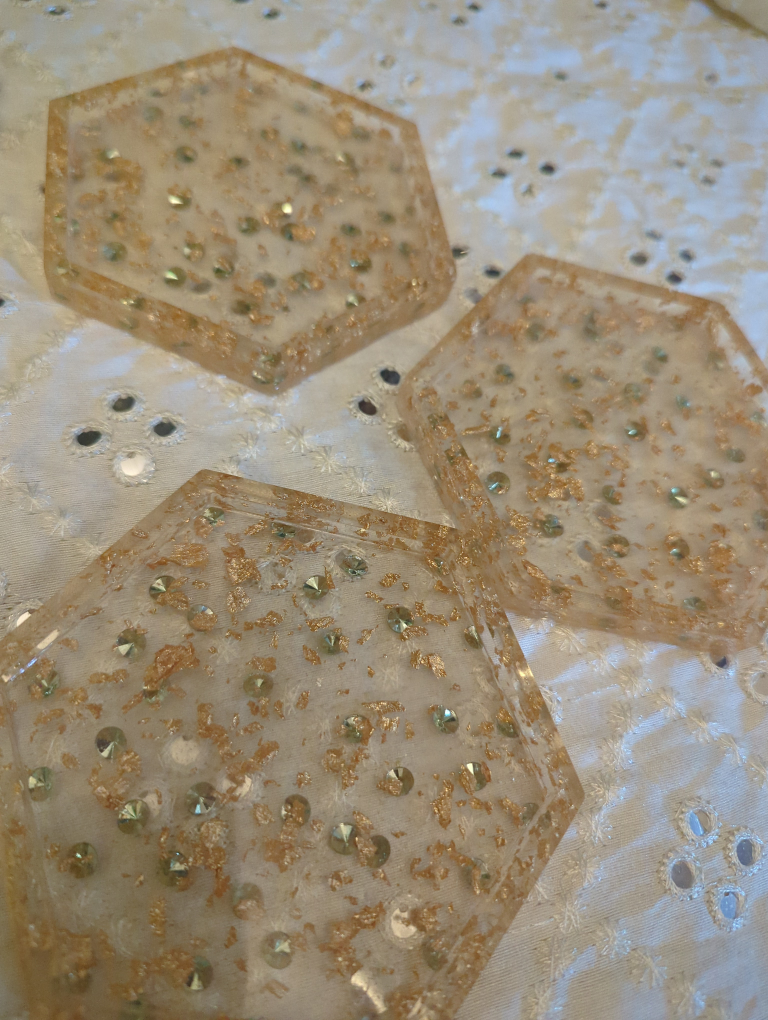 Handmade Resin Coasters singles $2 each - photo 3