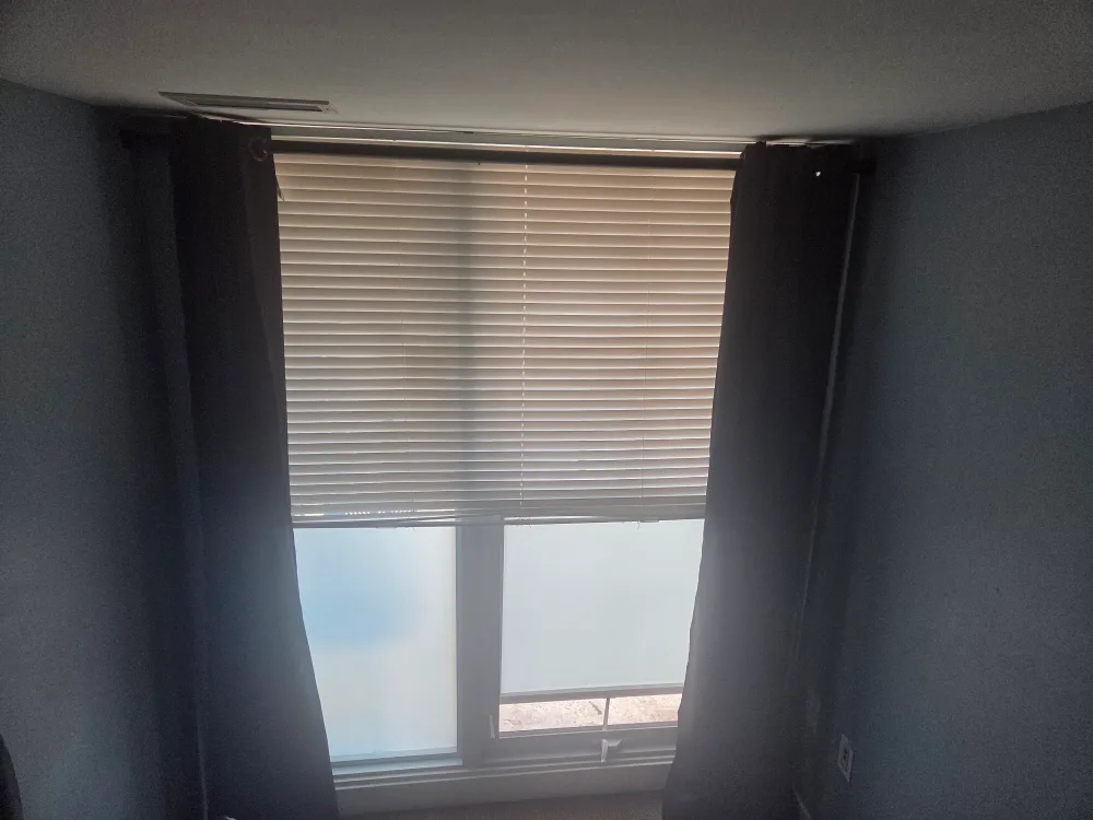 Blackout Curtains and Adjustable Curtain Rod thumbnail